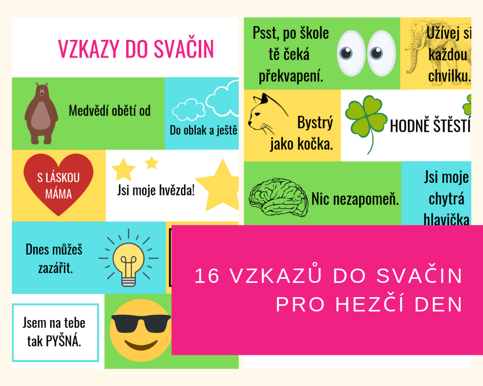 vzkazy do svačin