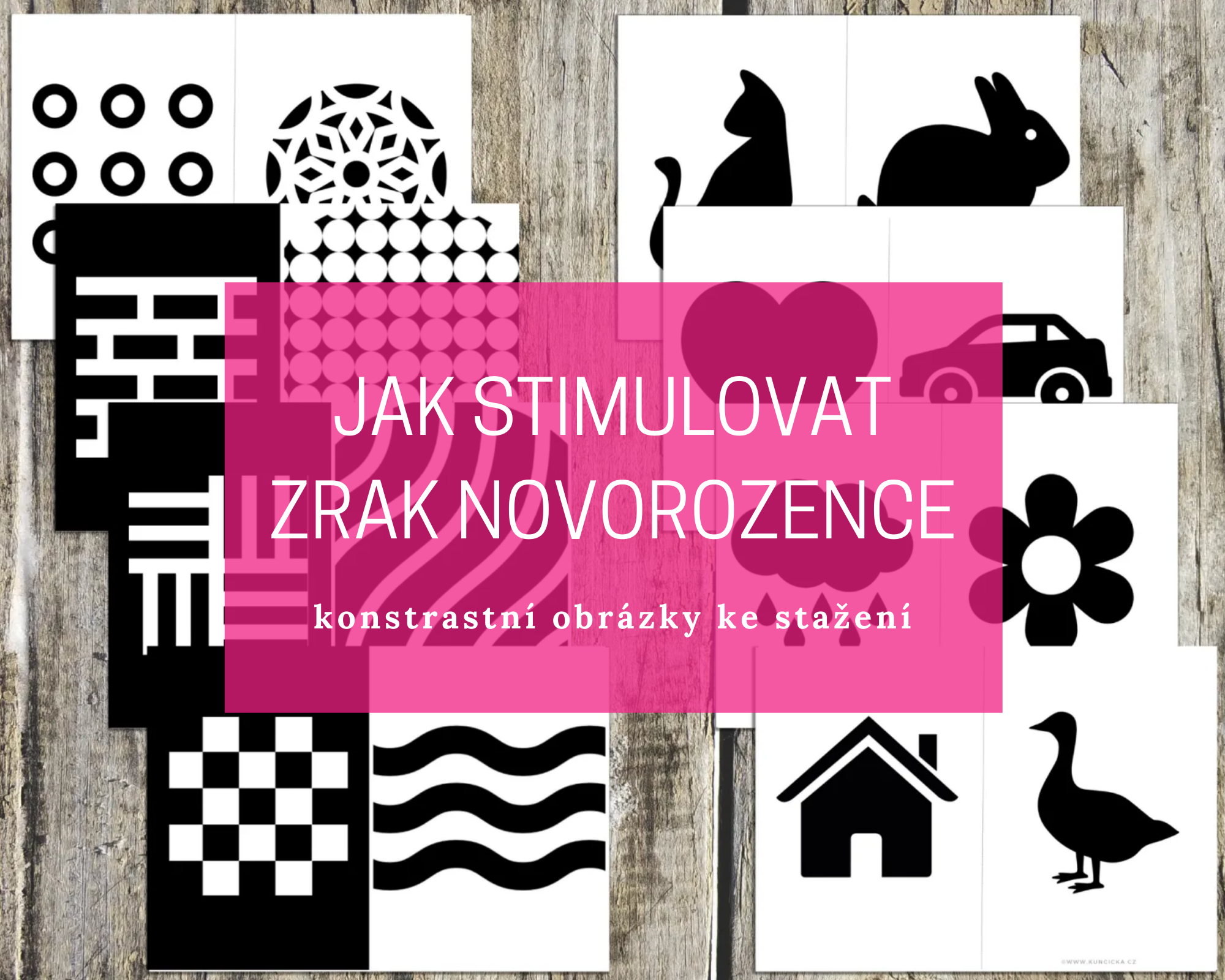 Jak stimulovat zrak novorozence? Černo-bílé obrázky pro miminka ke stažení 17 pro mimi blpg