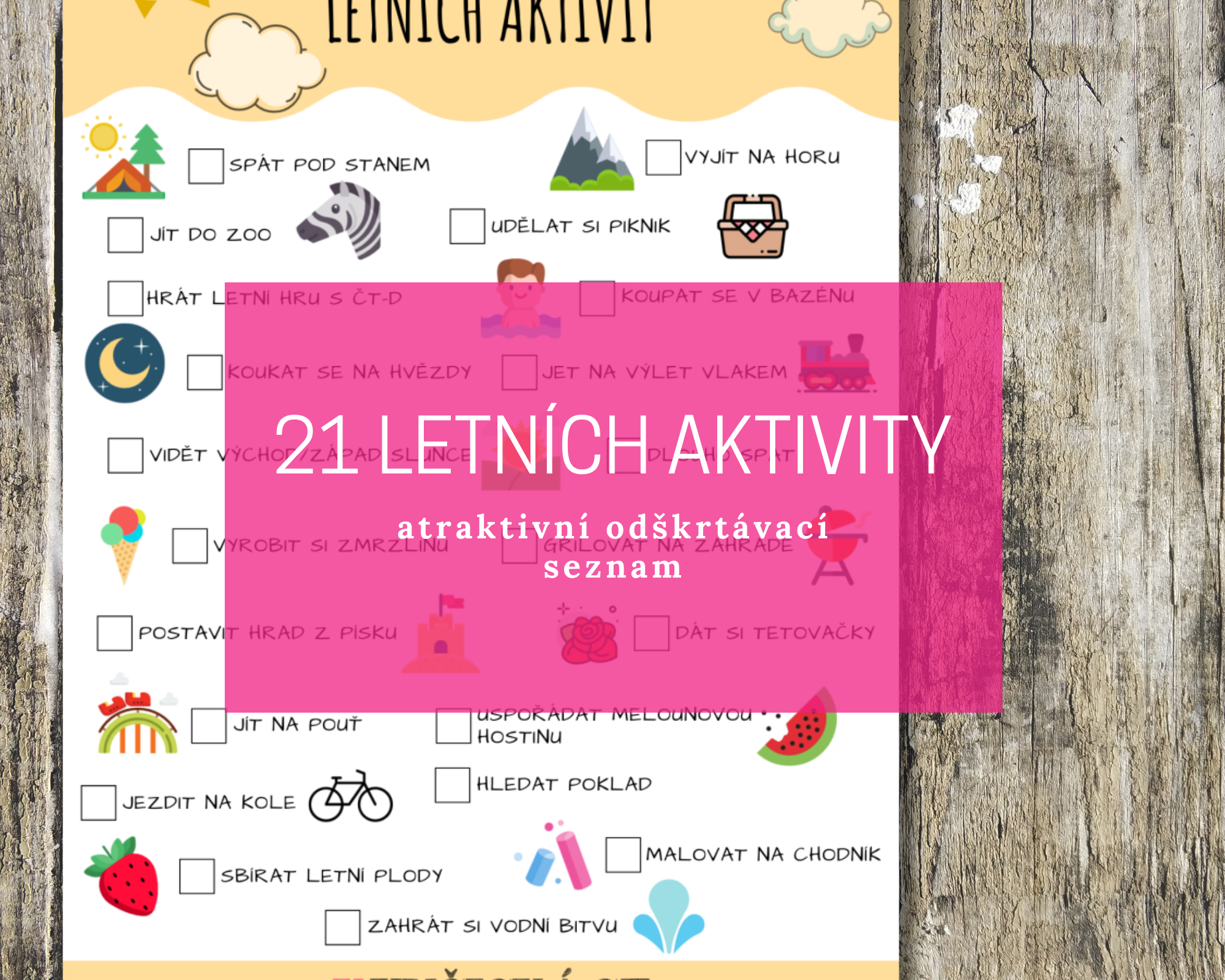 Letní aktivity pro děti aneb jak si užít prázdniny 8 leto uvod