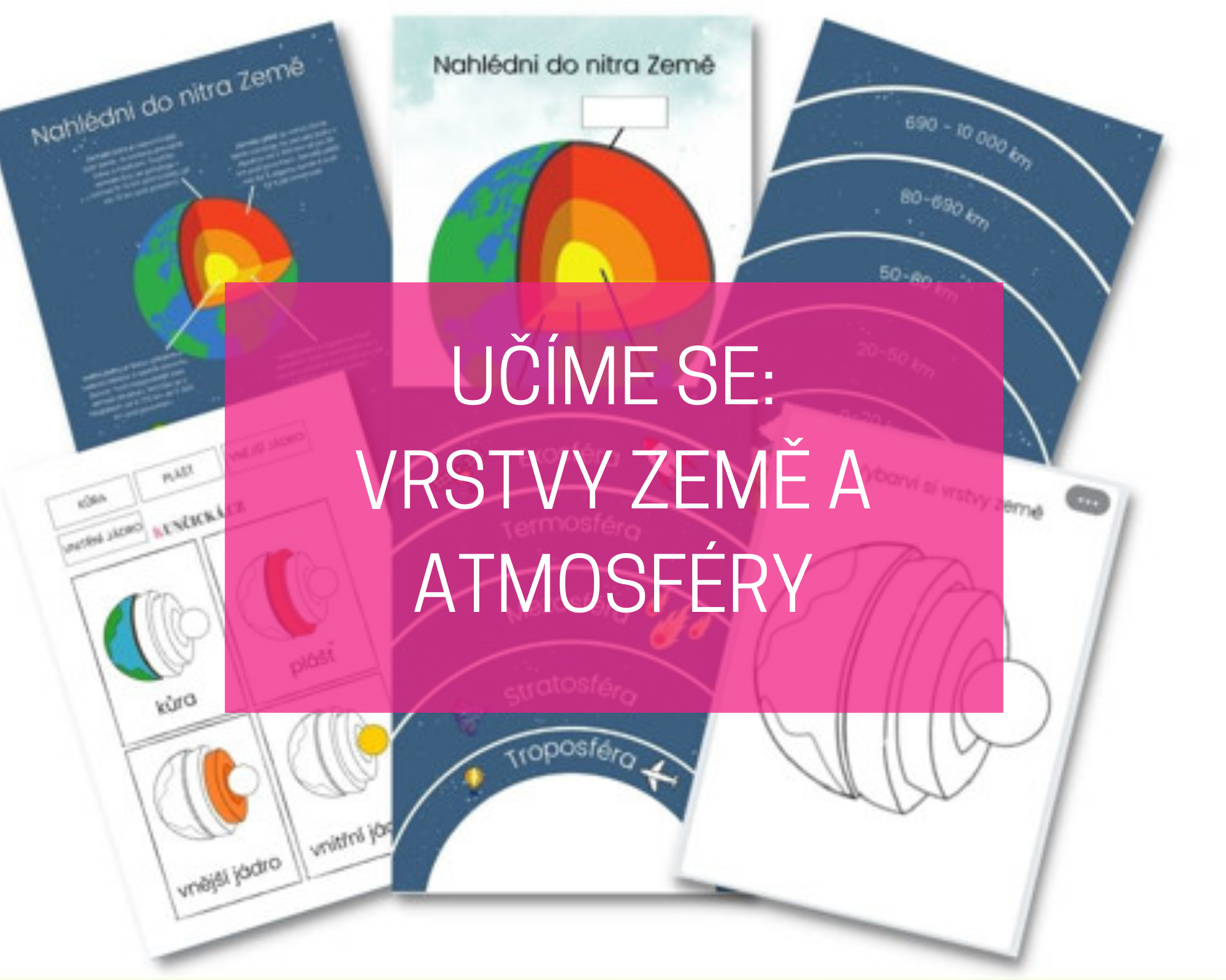 Učíme se: Vrstvy Země a atmosféry 18 zeme blog