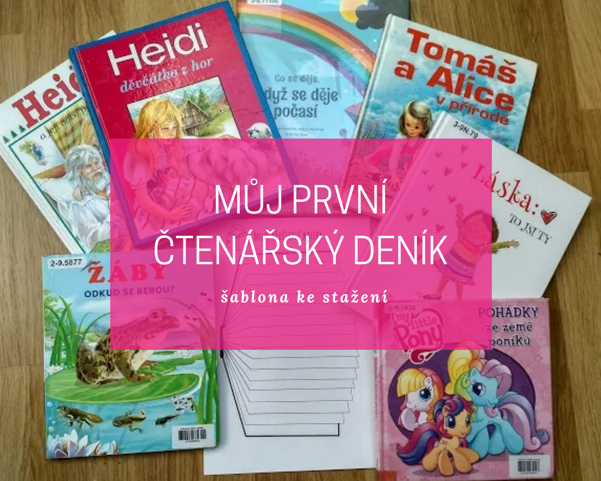 První čtenářský deník pro nejmenší čtenáře 1 ctenar blog