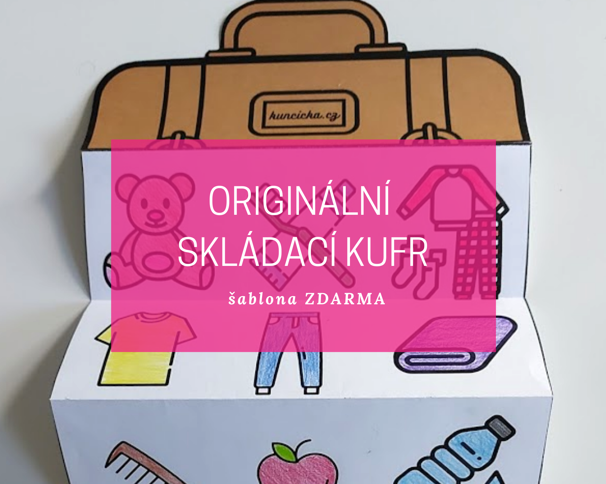 Vyrábíme originální skládací kufr se šablonou 13 kufr blog