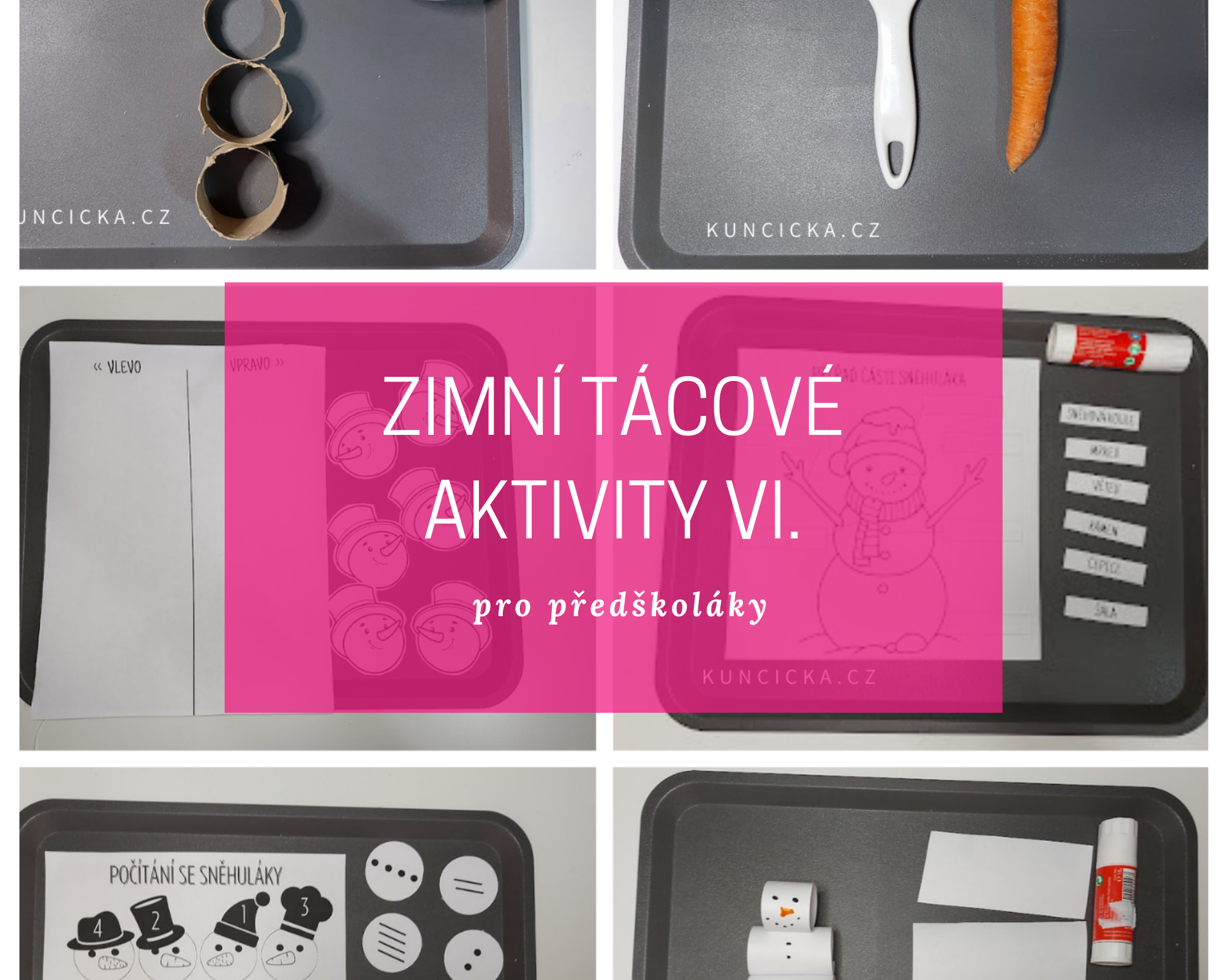 Zimní tácové aktivity pro předškoláky VI. 15 tacovky6