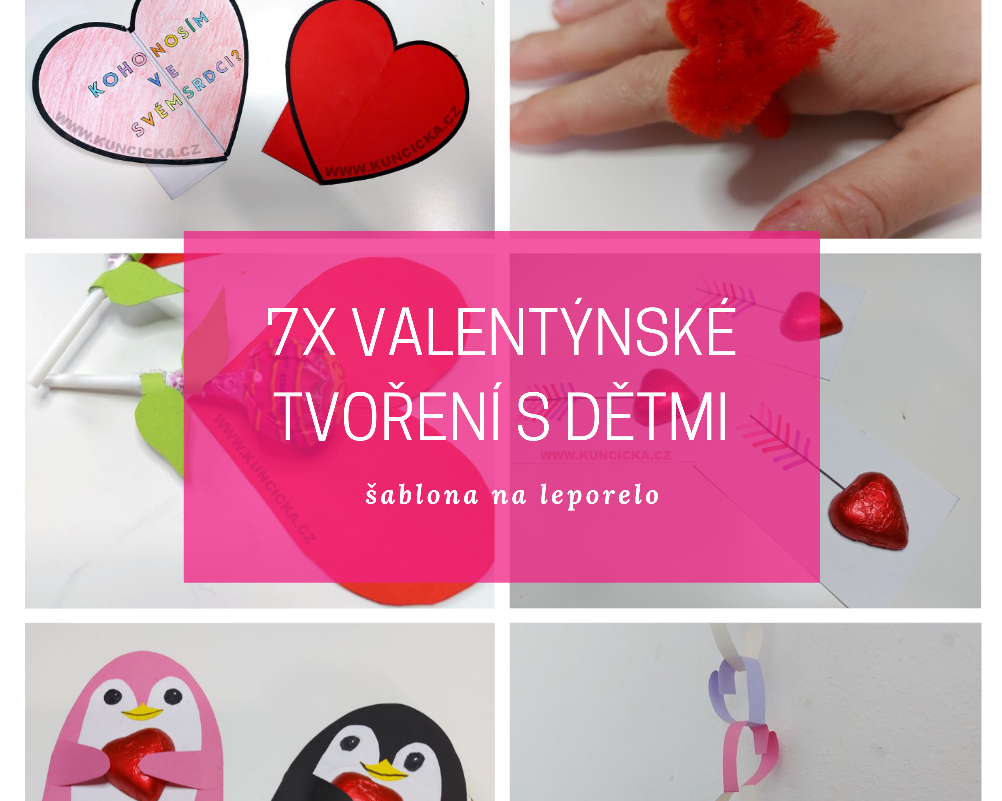 7x Valentýnské tvoření s dětmi a leporelo ♥ ke stažení 14 valentyn blog