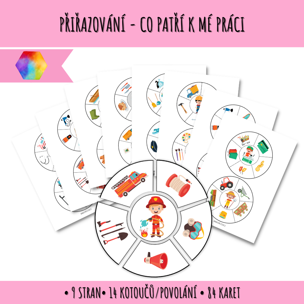 Přiřazování - co patří k mé práci 186 co patří k mé práci