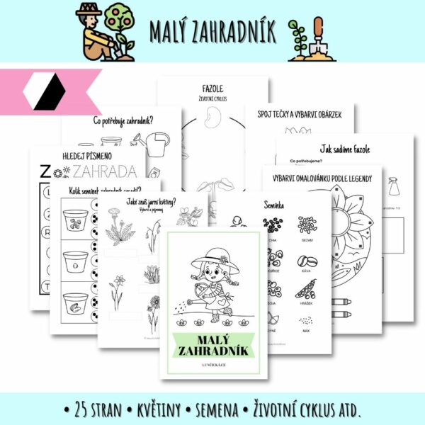 Malý zahradník - zahradničení pro předškoláky 1 malý zahradník
