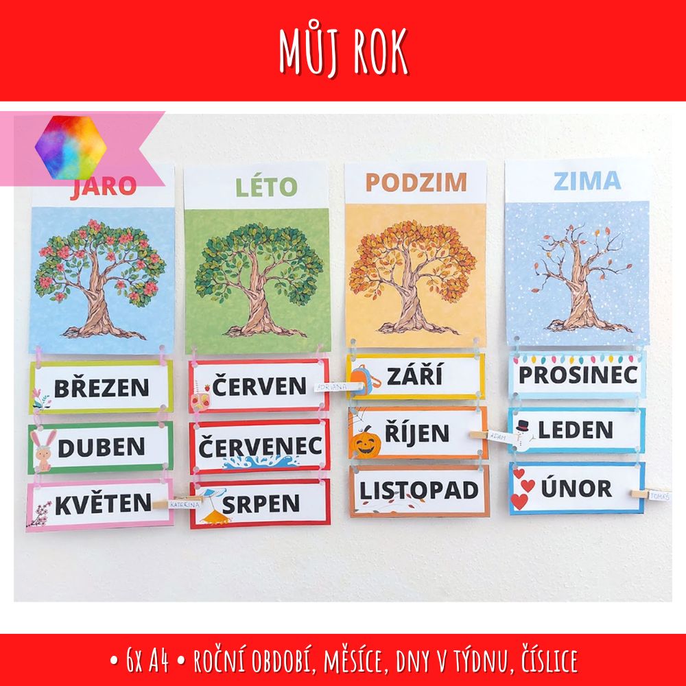 Můj rok - výzdoba a kalendář 163 můj rok