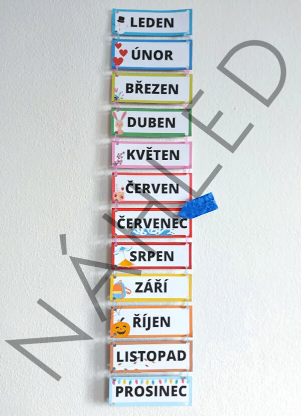 můj rok - výzdoba s ročním obdobím