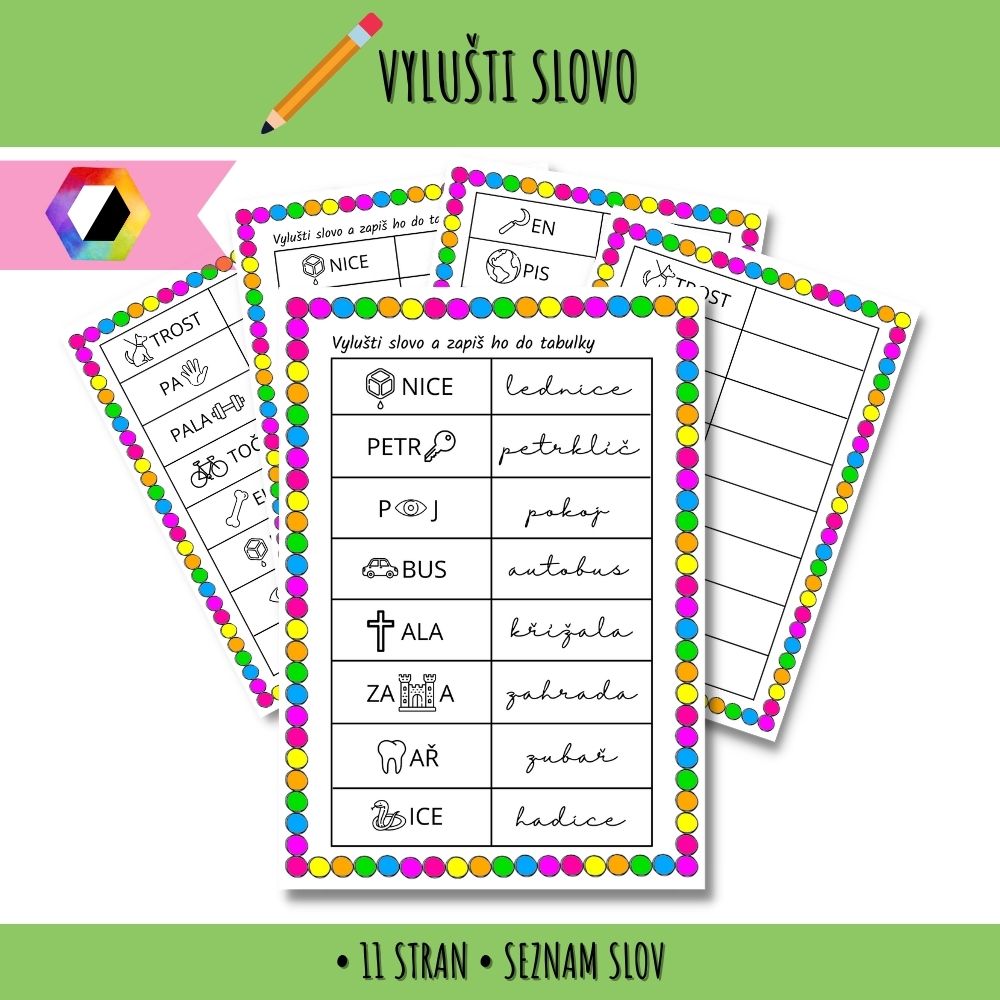 Vylušti zašifrovaná slova 166 zašifrovaná slova