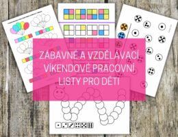 Zábavné pracovní listy pro děti na víkendy 19 zábavné pracovní listy