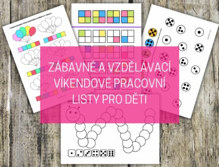 Zábavné pracovní listy pro děti na víkendy 23 zábavné pracovní listy