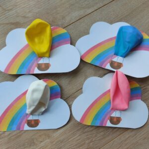 Dárková karta pro děti na balónek 3 dárková karta pro děti