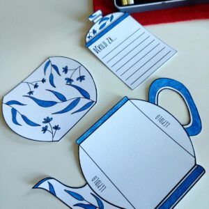 Dárková konvička - šablona k dotvoření 4 darkova konvicka uka