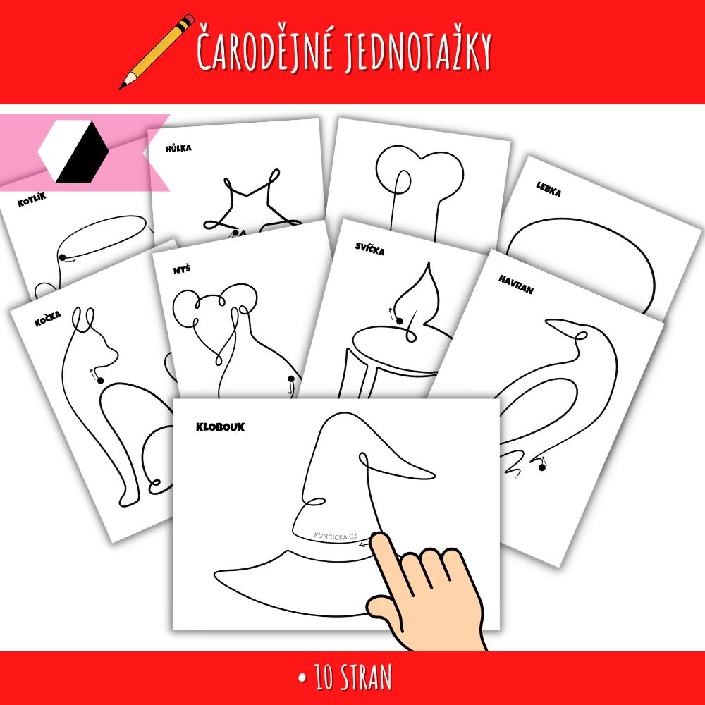 Čarodějné jednotažky 152 jednotažky