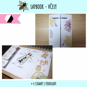 Lapbook včely - PDF podklady 2 lapbook včely