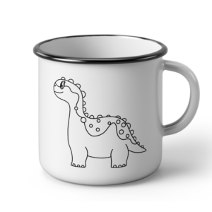 Rozlišovací značky do školky 5 hrnek dino