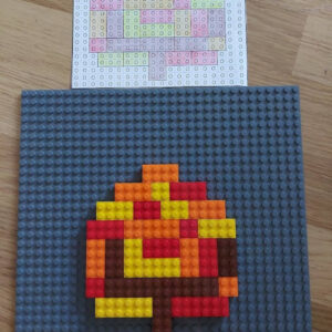 Skládej z kostek - podzim 3 lego šablony