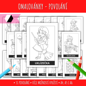 omalovánky povolání