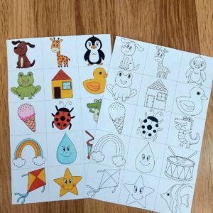 Rozlišovací značky do školky 3 značky do školky