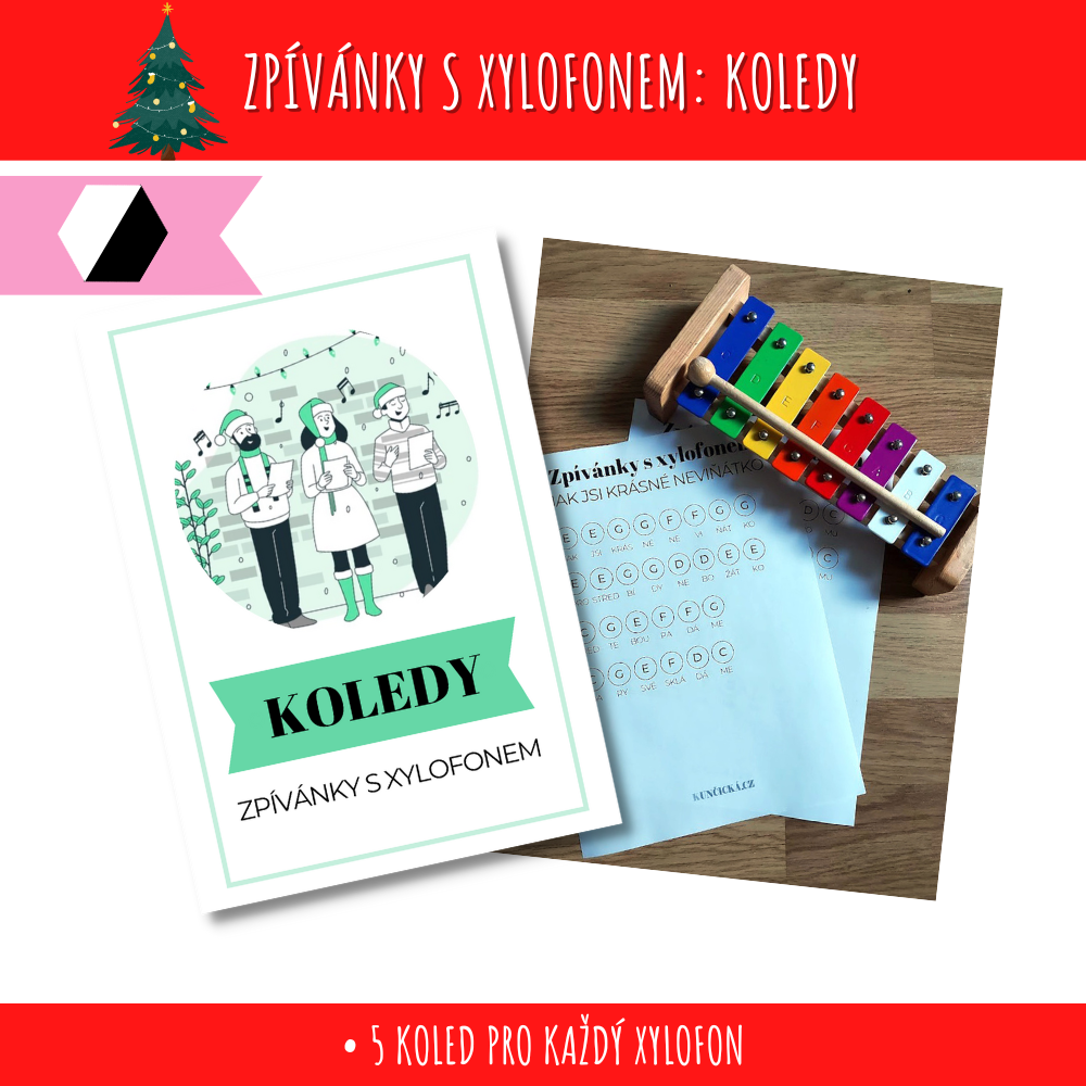 Zpívání s xylofonem - koledy 123 zpívání s xylofonem