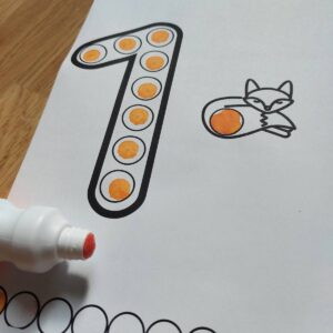 podzimní tečkovací předlohy