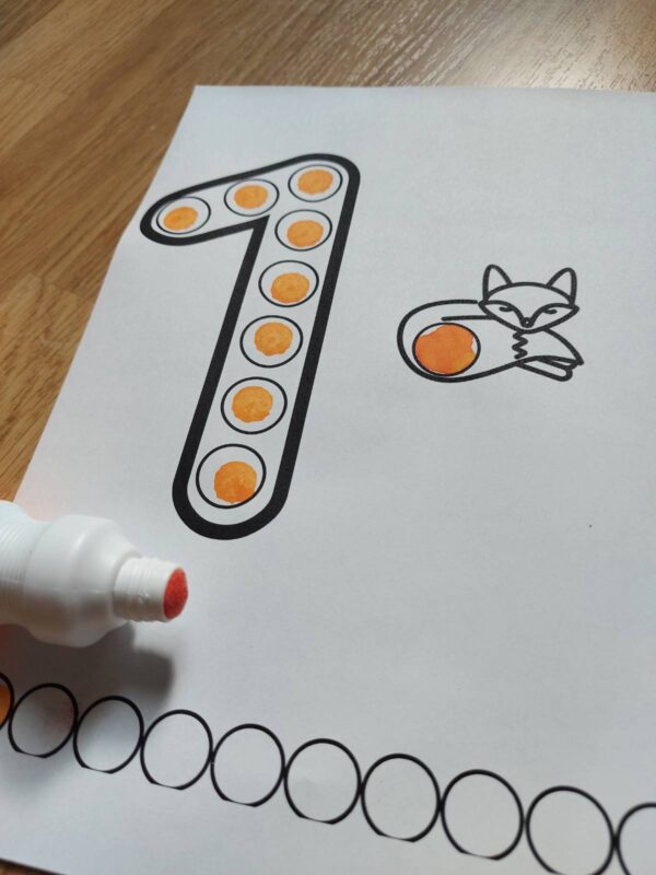 podzimní tečkovací předlohy