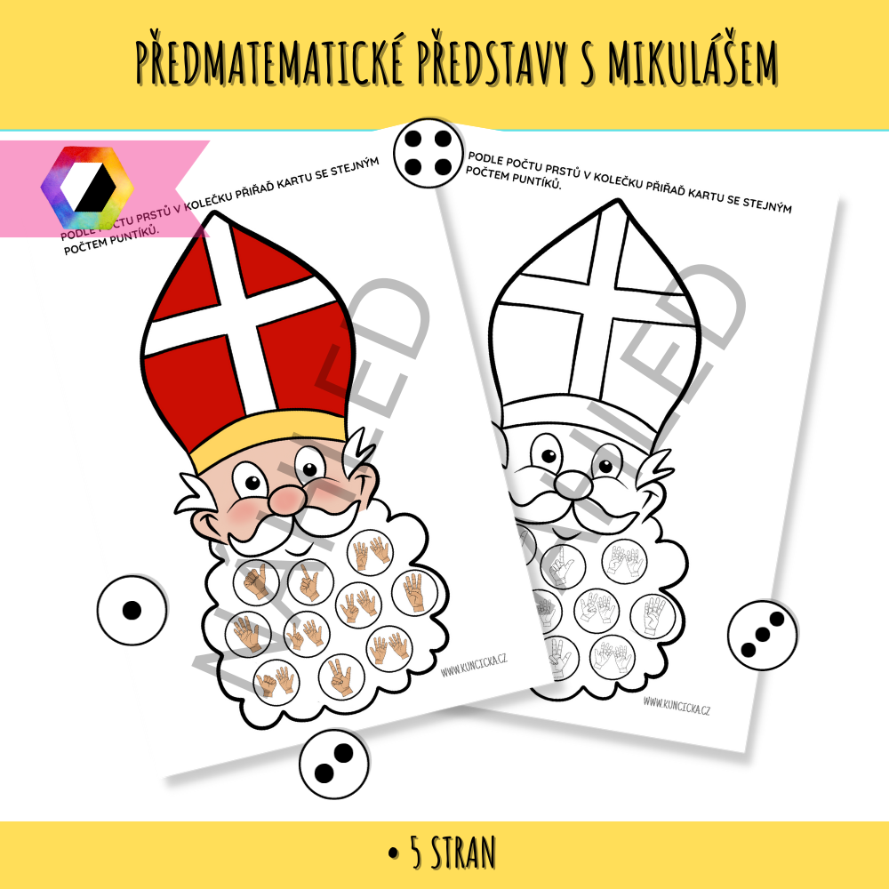 Maluj v kruhu 3 Mikulášské předmatematické představy
