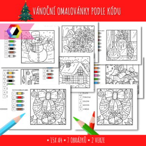 vybarvování podle kódu