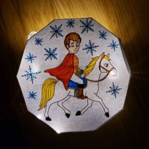 Šablona na lampióny 3 šablona na lampión