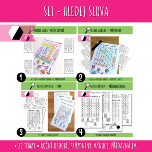 set hledej slova