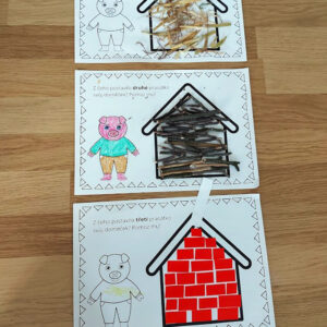 3 prasátka - pracovní listy k pohádce 3 3prasatka