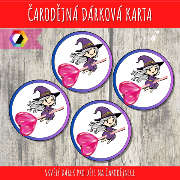 dárková karta na lízátko