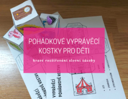Pohádkové vyprávěcí kostky - pomocníci s rozšiřováním slovní zásoby 4 pohádkové vyprávěcí kostky