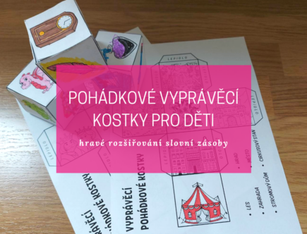 Pohádkové vyprávěcí kostky - pomocníci s rozšiřováním slovní zásoby 12 pohádkové vyprávěcí kostky