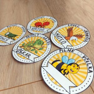 Medaile pro děti se zvířátky 3 medaile se zvířátky pro děti