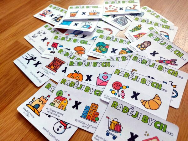 konverzační kartičky - raději bych