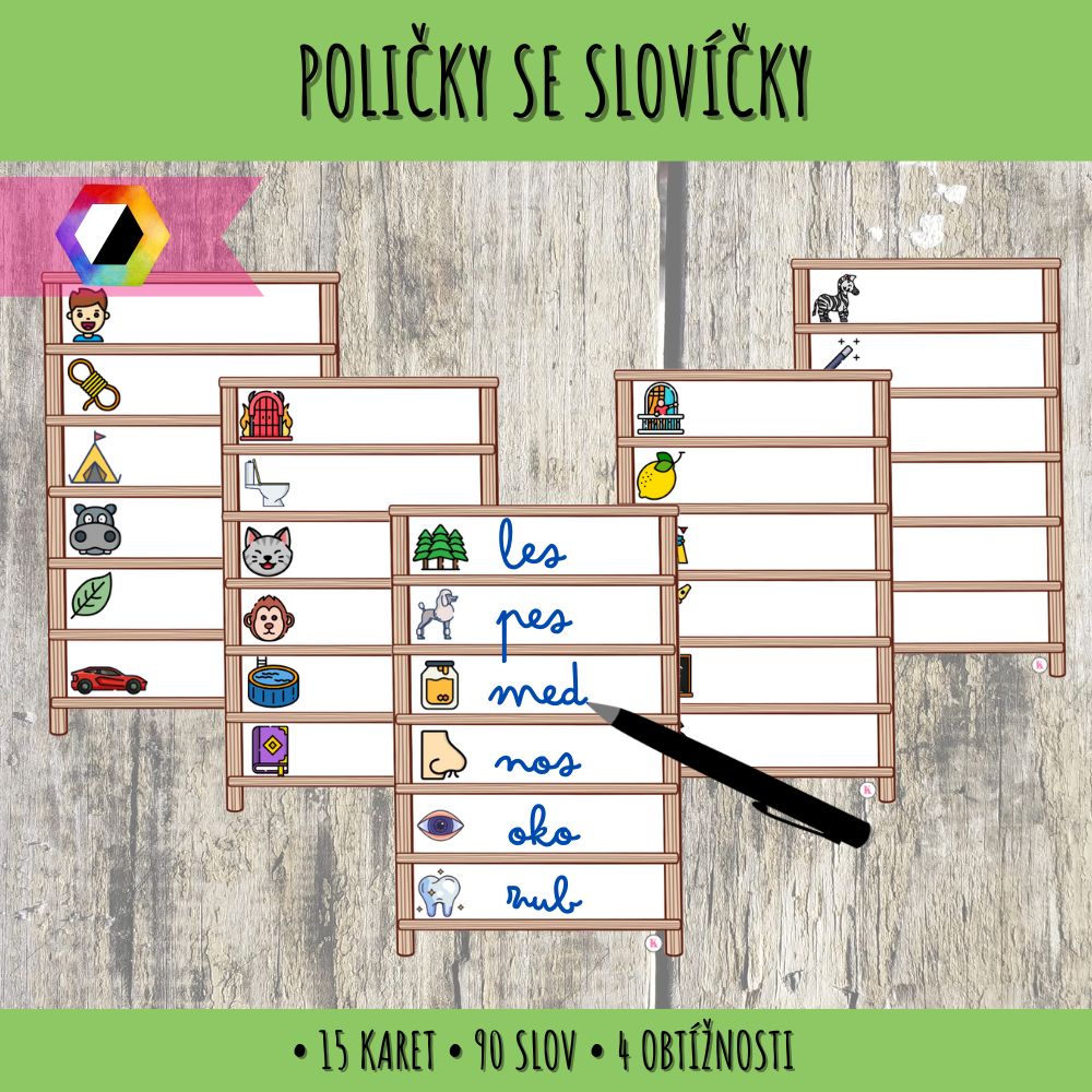 Poličky se slovíčky 79 poličky se slovíčky