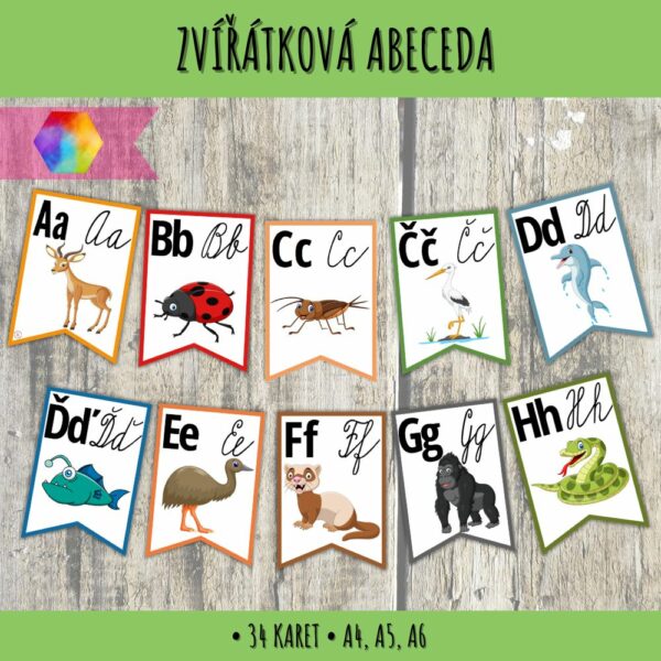 Abeceda se zvířátky 1 zviratkova abeceda1