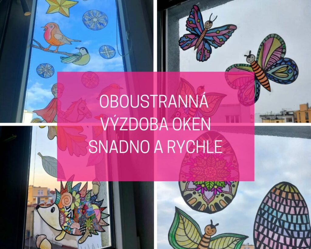 Jak na oboustrannou výzdobu oken snadno a rychle? 16 oboustranná výzdoba oken