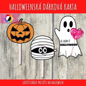 Dárkový obal - Halloweenská lízátka 2 Halloweenská lízátka