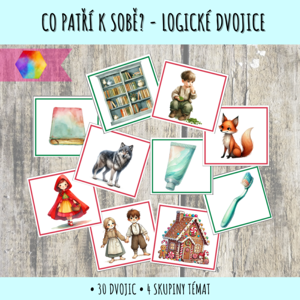 Co patří k sobě? - logické dvojice 1 logické dvojice