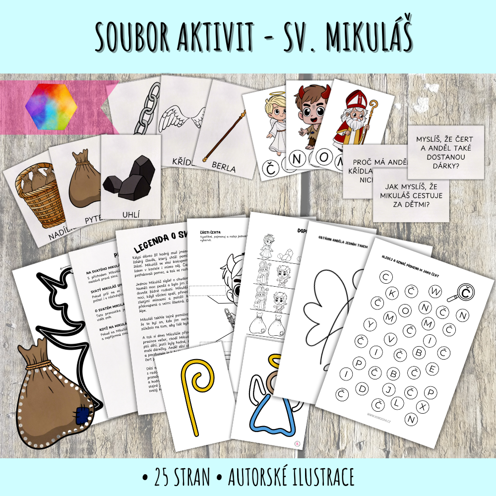 Mikulášské aktivity pro děti 59 mikulášské aktivity