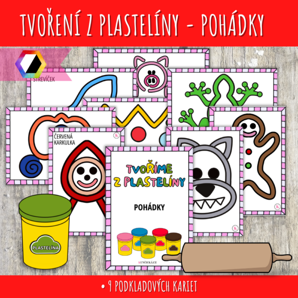Pohádkové podložky na plastelínu 1 pohádkové podložky na plastelínu