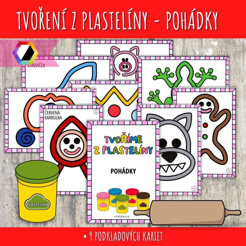 Pohádkové podložky na plastelínu 49 pohádkové podložky na plastelínu