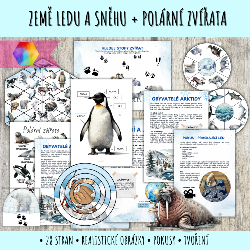 PDF polární zvířata + země ledu a sněhu 53 PDF polární zvířata