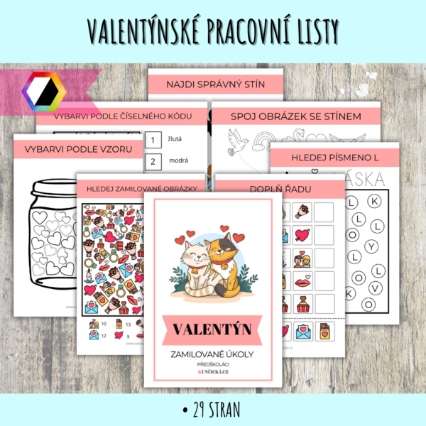 Pracovní listy na Valentýn 1 pracovní listy na valentýn