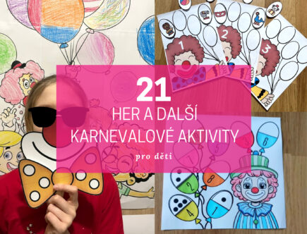 21 her a další karnevalové aktivity pro děti: Zábava plná smíchu a tvoření 5 karnevalové aktivity