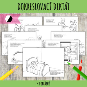 Kreslicí diktát – zábavná a užitečná aktivita pro předškoláky 2 kreslici diktát