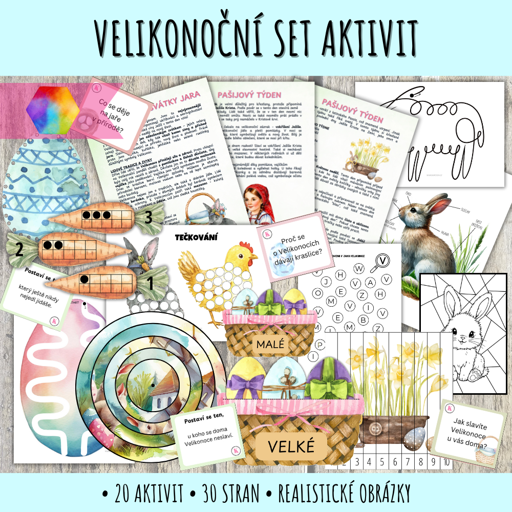 Velikonoční aktivity do školky 35 velikonončí aktivity do školky