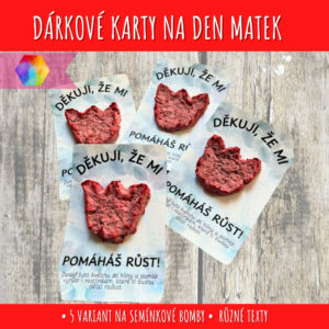 dárkové karty na den matek